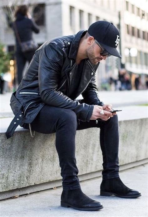 black skinny jeans and ysl boots men|Black Jeans with Boots Outfits For Men .